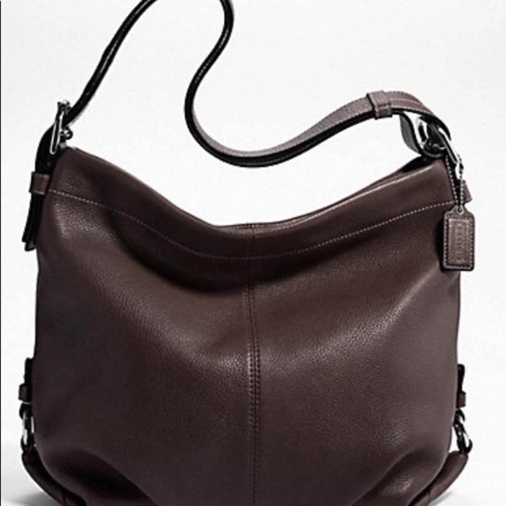 Beautiful chocolate brown Coach bag.  Brand new!